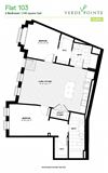 Flat 103 Floorplan Flat 103 Floorplan at Verde Pointe